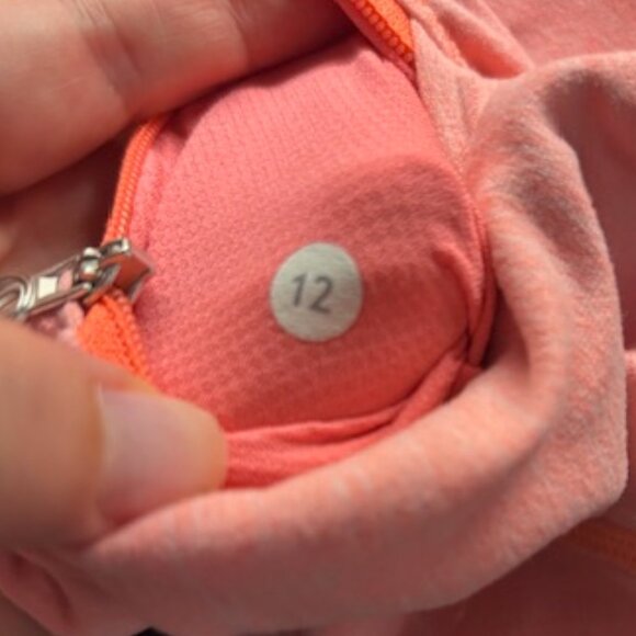 Lululemon Coral long sleeve half zip pullover, size 12 - Picture 5 of 6